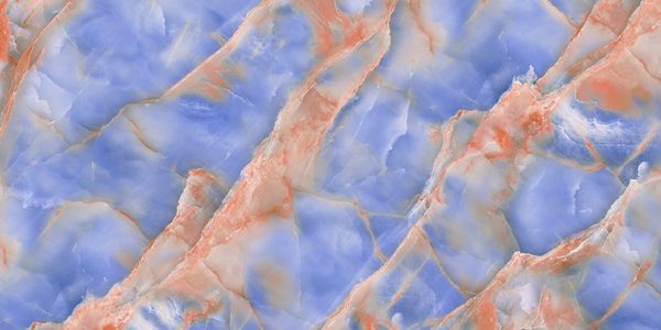 Kashmiri Blue Red 30X60 CM