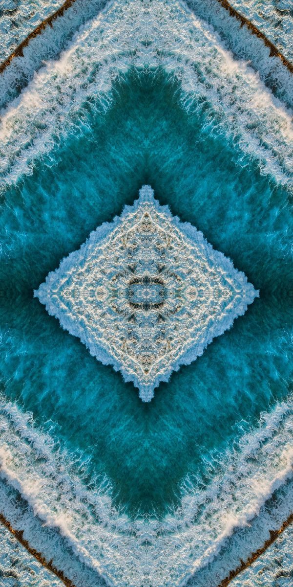 TURQUOISE STRIATION 60X120 CM