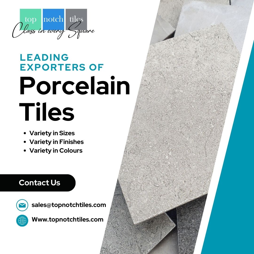 We are an exporter and manufacture of porcelain tiles in India. Top Notch Tiles: Unveiling India's Finest Porcelain Tile Exporter