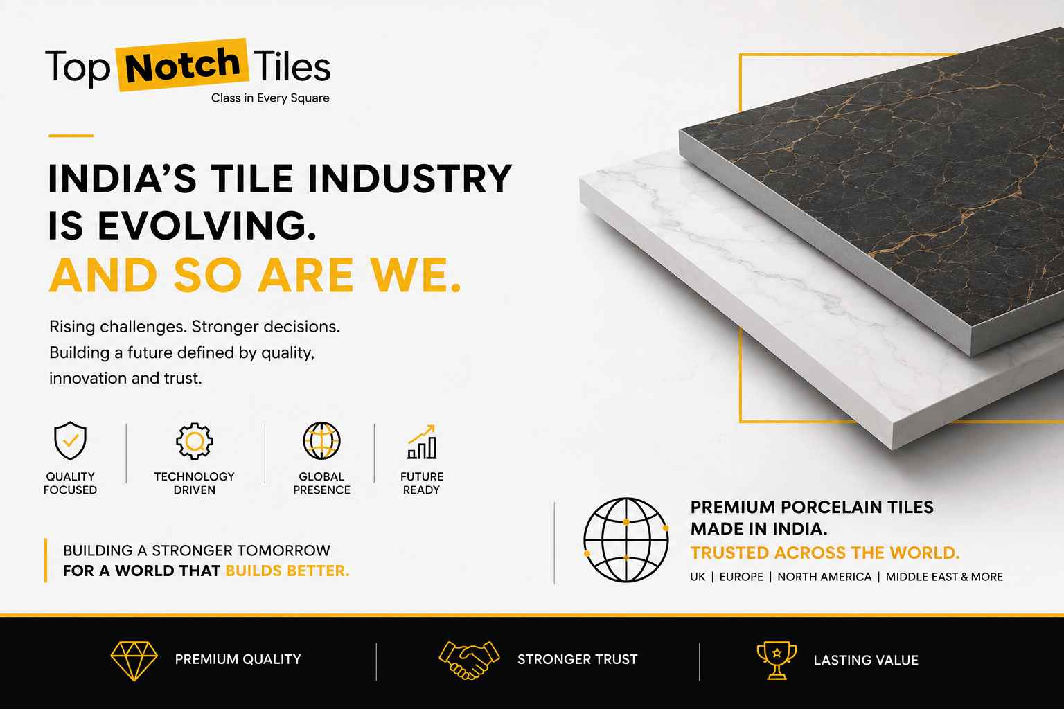 Indian Porcelain tiles industry