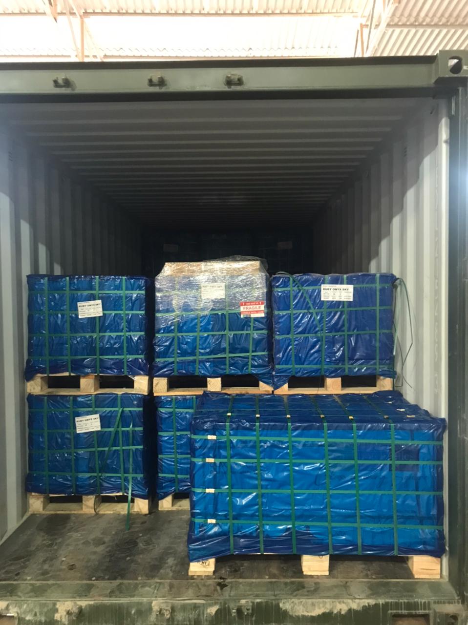 Tile warehouse loading